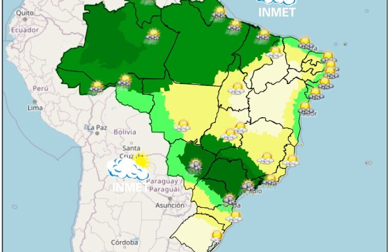 Previsão do tempo para Viçosa e região nesta quarta-feira, 31/5