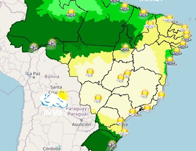 Previsão do tempo para Viçosa e região nesta sexta-feira, 5/5