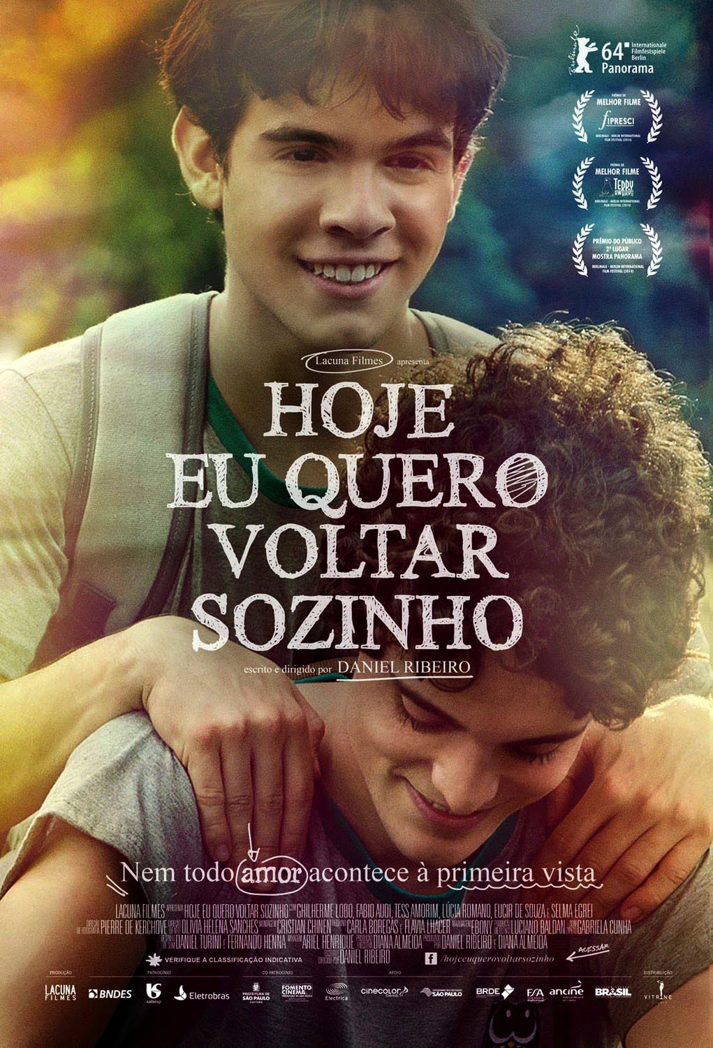 CineCom apresenta o filme “Hoje Eu Quero Voltar Sozinho” no domingo (25)