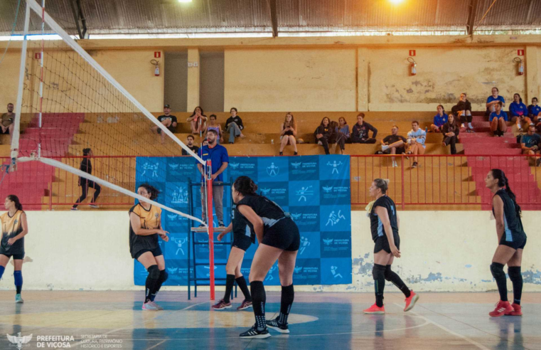 Começam amanhã (24) os jogos femininos da Copa Viçosa de Vôlei