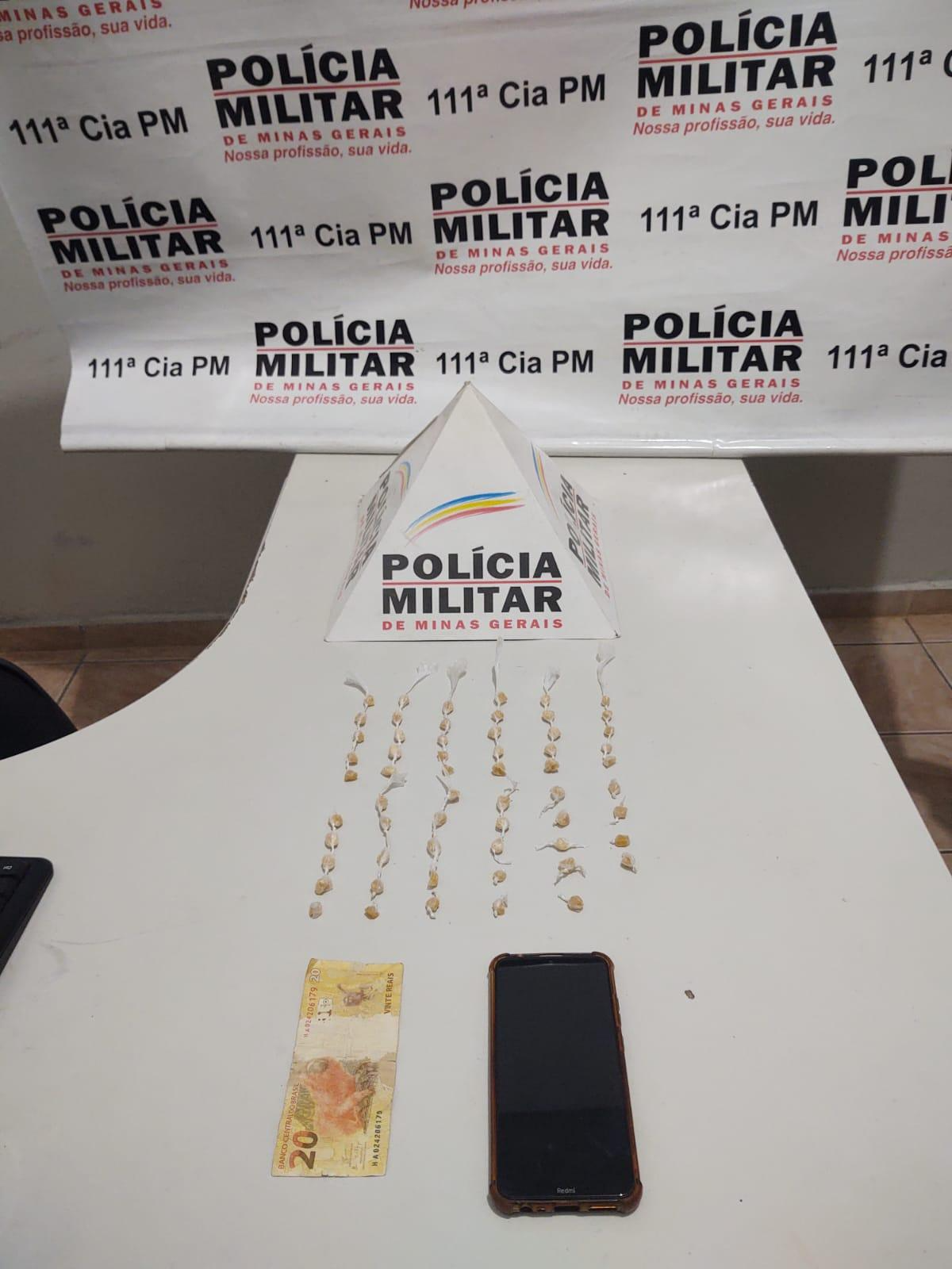 Homem é preso em flagrante com 59 pedras de crack