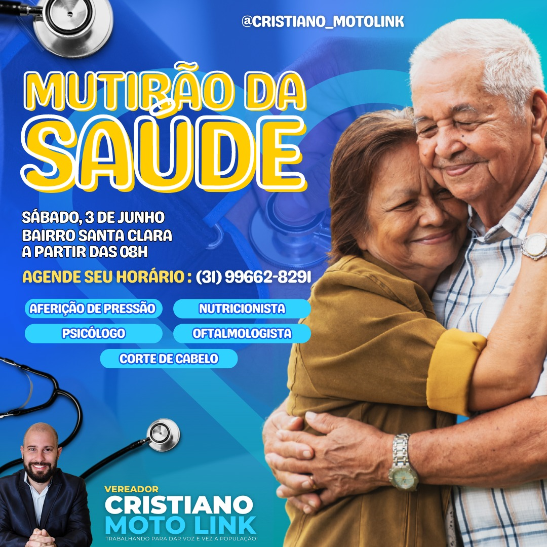 Mutirão da Saúde acontece no bairro Santa Clara neste sábado (3)
