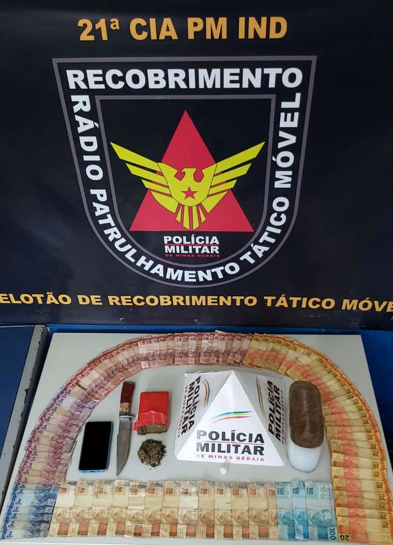 Após monitoramento, PM prende homem por tráfico de drogas