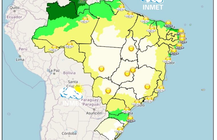 Previsão do tempo para Viçosa e região nesta quinta-feira, 29/6