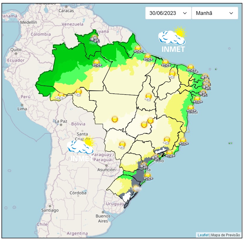 Previsão do tempo para Viçosa e região nesta sexta-feira, 30/6