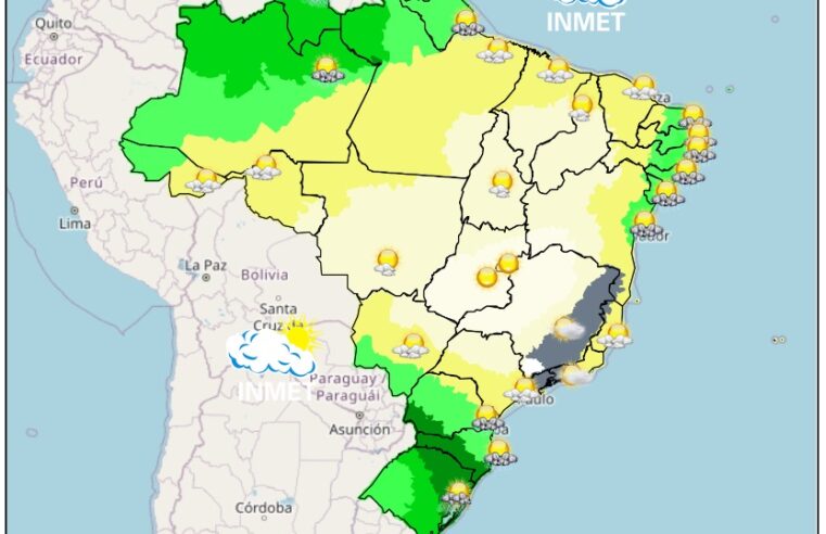 Previsão do tempo para Viçosa e região nesta quinta-feira, 22/6