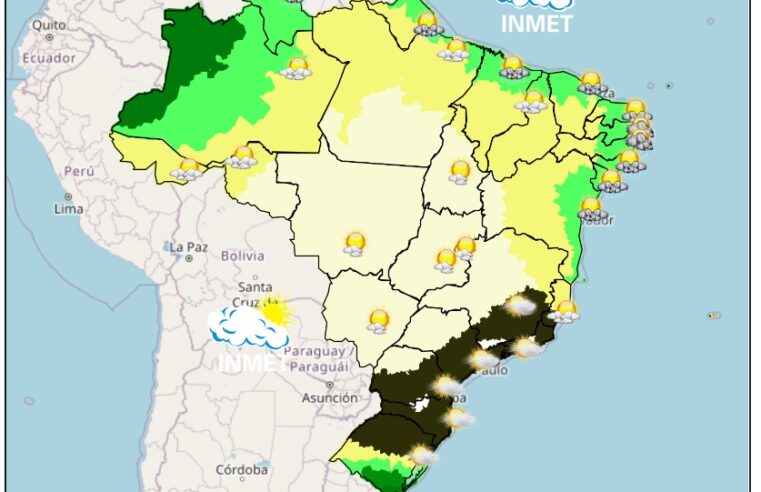 Previsão do tempo para Viçosa e região nesta terça-feira, 27/6