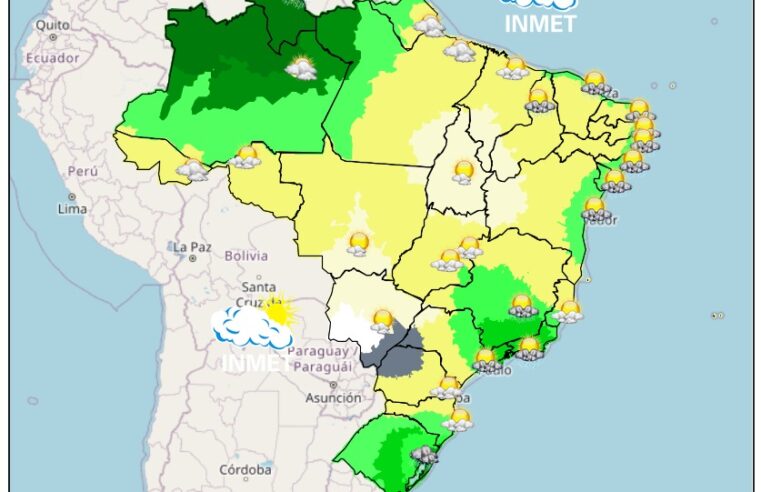 Previsão do tempo para Viçosa e região nesta sexta-feira, 16/6