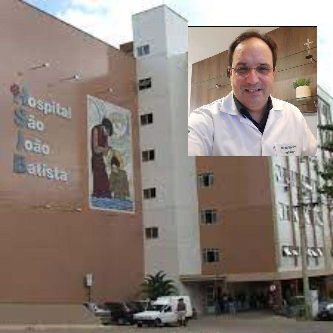Médico Rodrigo Gomes pede demissão após 23 anos na hemodiálise do São João Batista