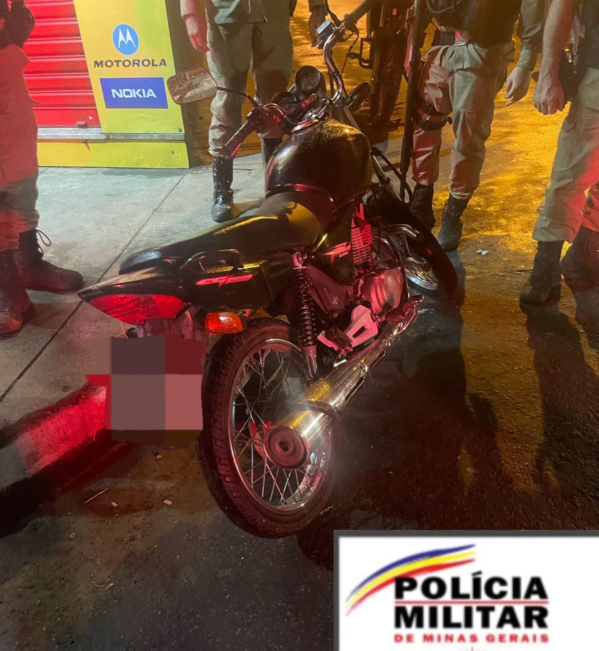 Região: PM recupera motocicleta e prende foragido após perseguição