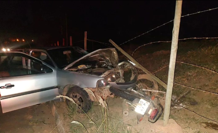 Acidente deixa motociclista gravemente ferido em Ponte Nova