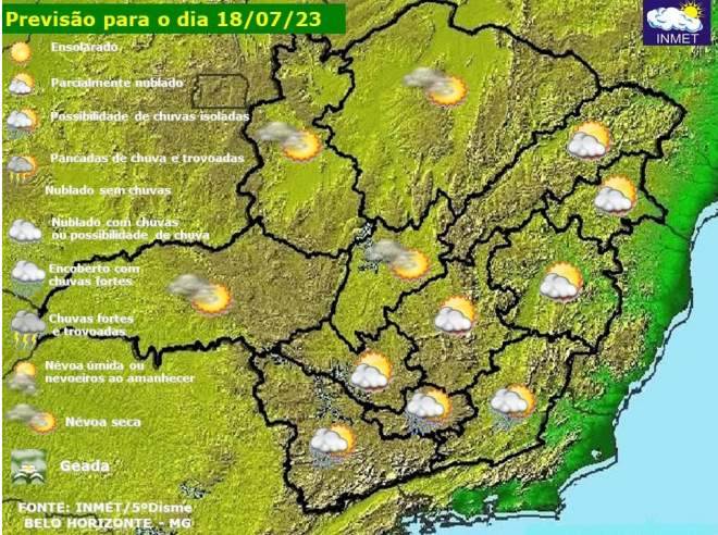 Nebulosidade aumenta na Zona da Mata; confira a previsão do tempo