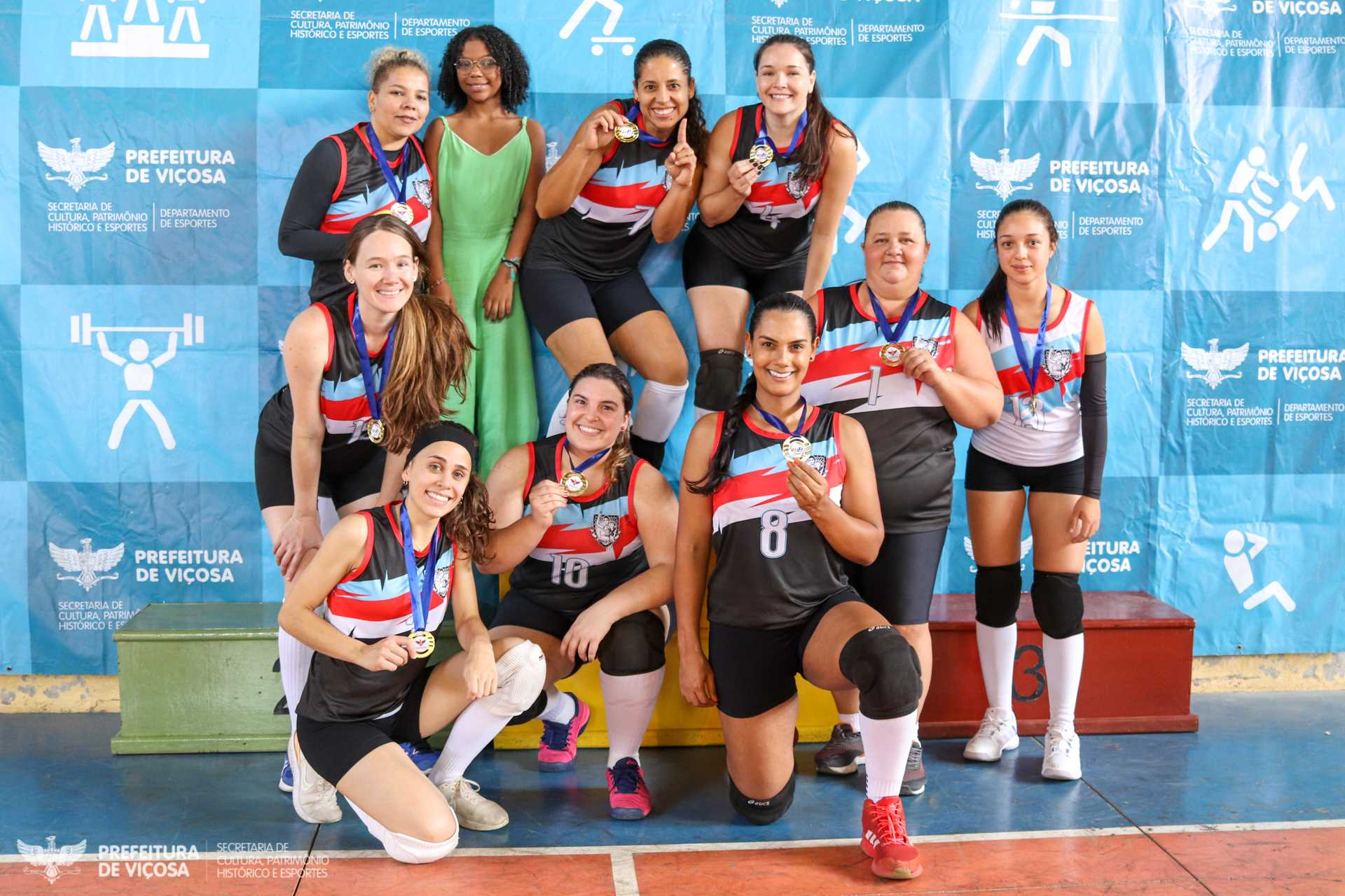 Amigas e CRES-Viçosa vencem a Copa Viçosa de Vôlei de 2023