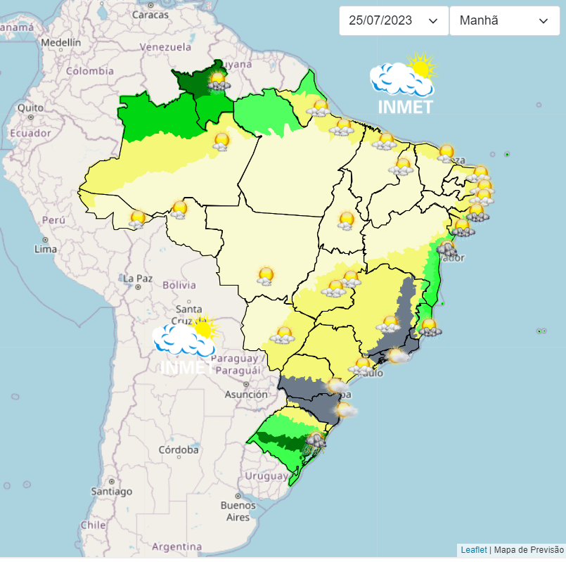 Previsão do tempo para Viçosa e região nesta terça-feira (25)