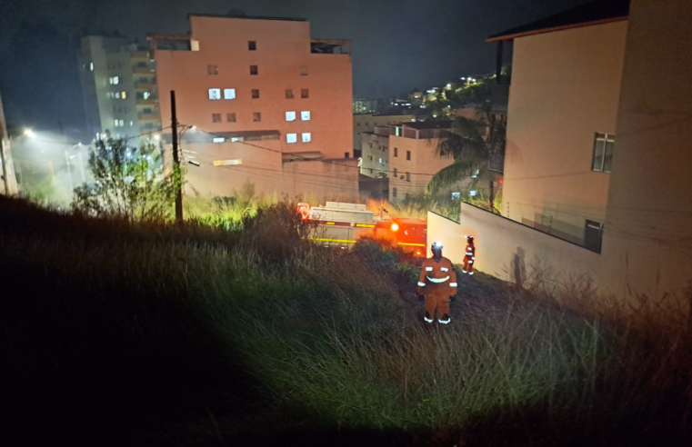 Incêndio em vegetação atinge bairro Liberdade em Viçosa