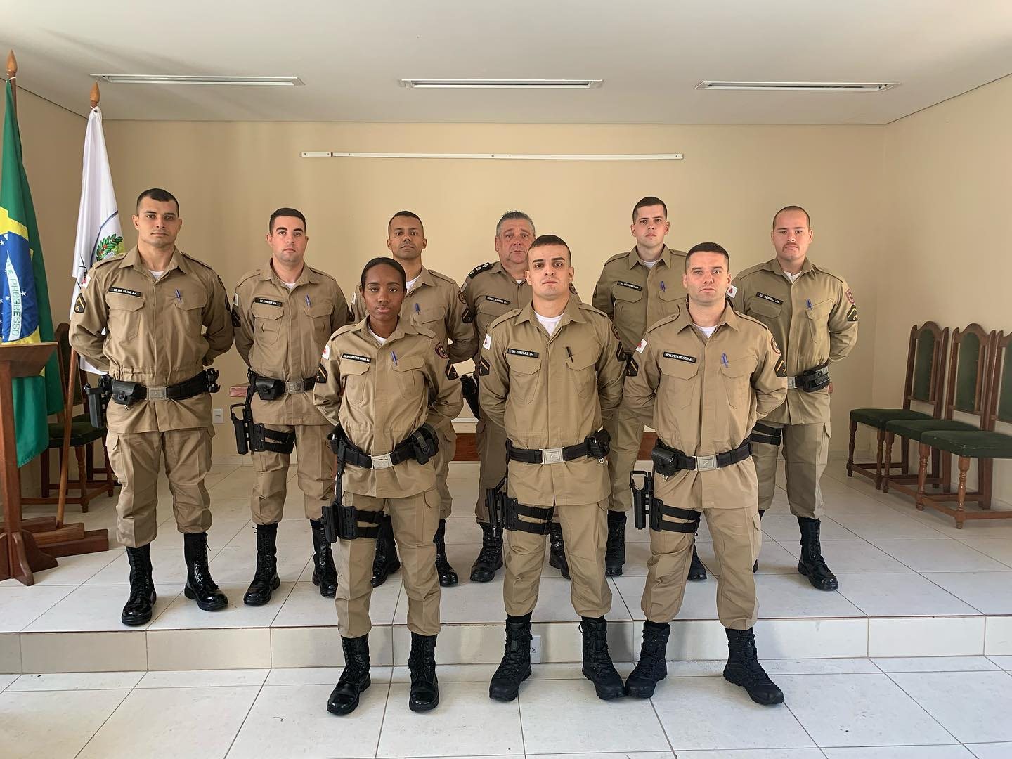 10ª Companhia Independente da PMMG recebe oito soldados