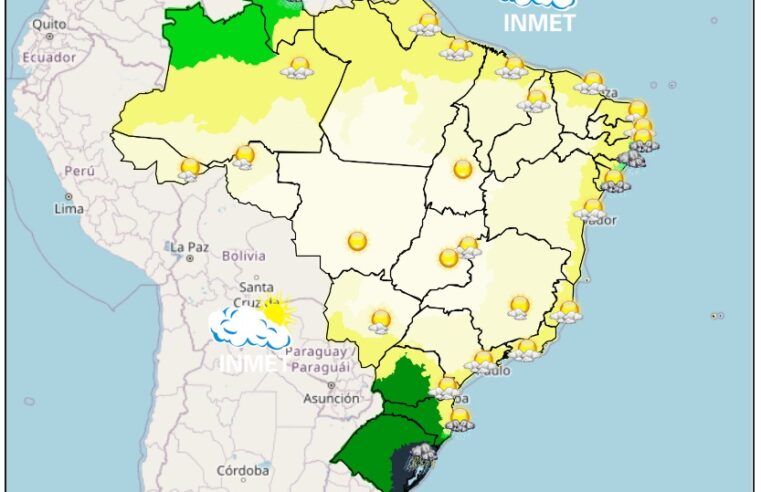 Previsão do tempo para Viçosa e região nesta quarta-feira, 12/7