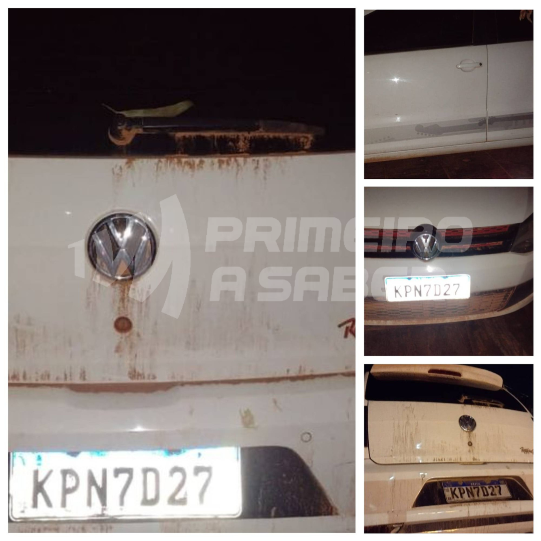 Polícia Civil e Militar recupera em Teixeiras carro roubado em Ponte Nova