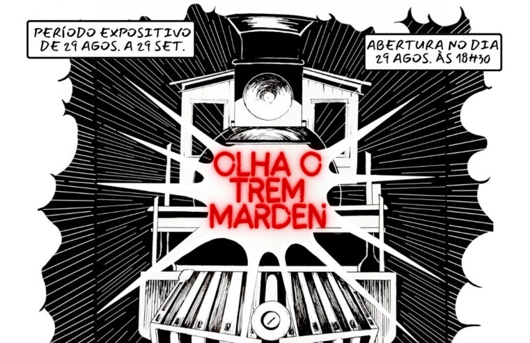 UFV: exposição de história em quadrinhos: “Olha o trem, Marden” inicia hoje, 29