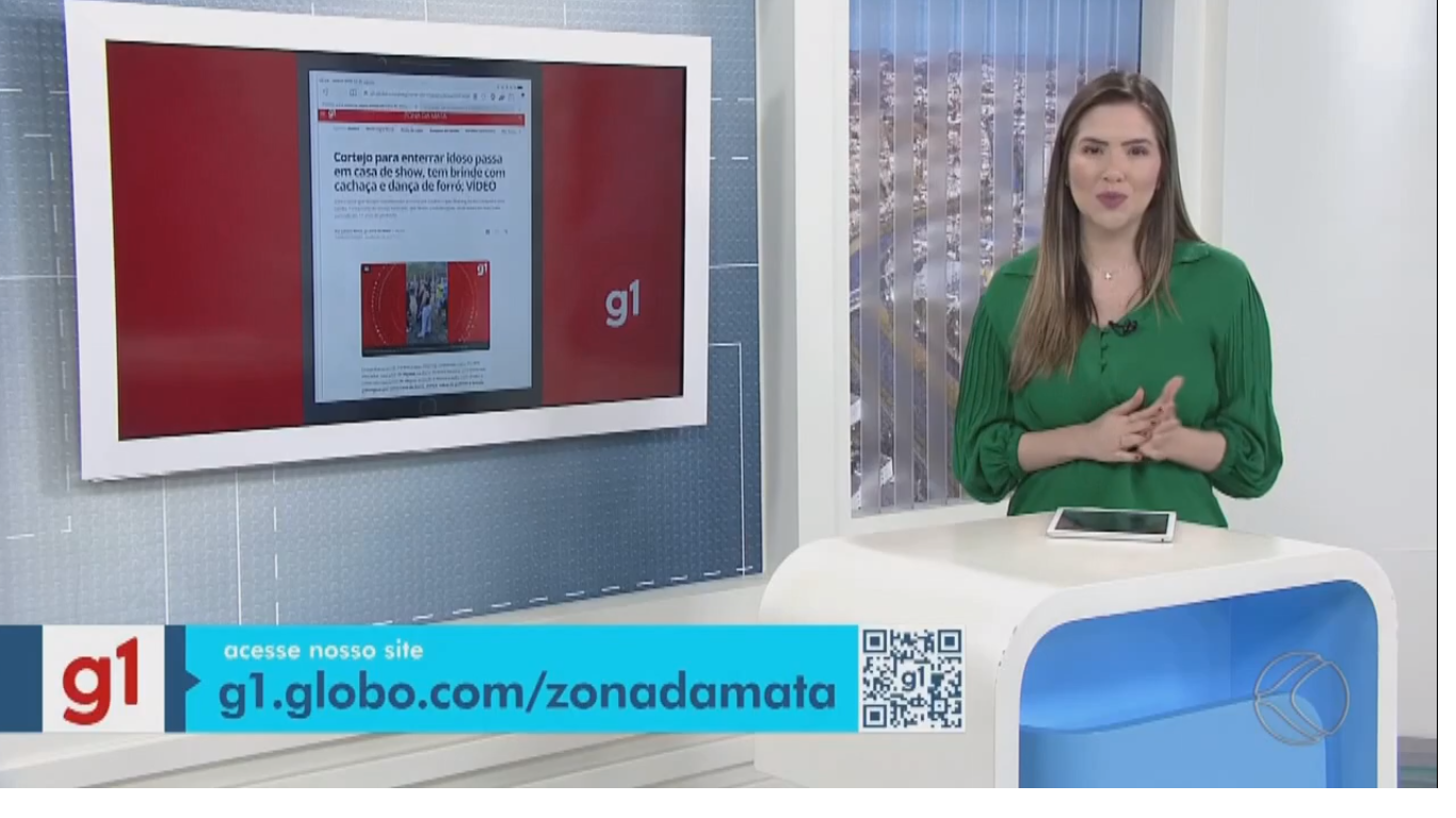 Cortejo fúnebre em Viçosa é destaque na TV Integração e g1