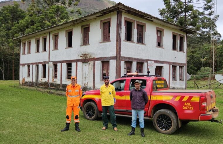 Bombeiros realizam atividades de prevenção no Parque Estadual da Serra do Brigadeiro