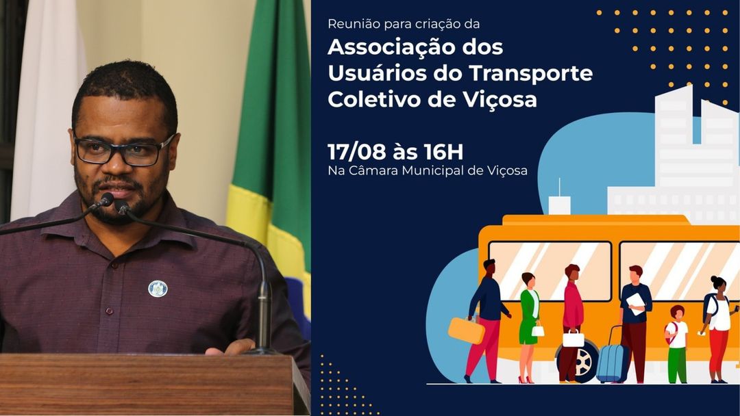 Câmara convoca usuários do transporte coletivo de Viçosa para reunião hoje (17)