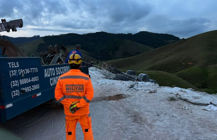 Morador de Teixeiras perde a vida em acidente com caminhão na BR-356