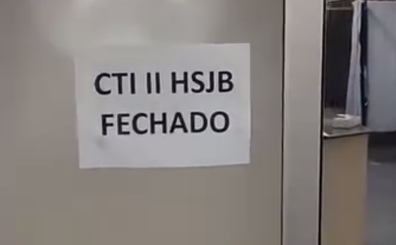 Falta de recursos e demissão de médicos levam à desativação de leitos do CTI do HSJB