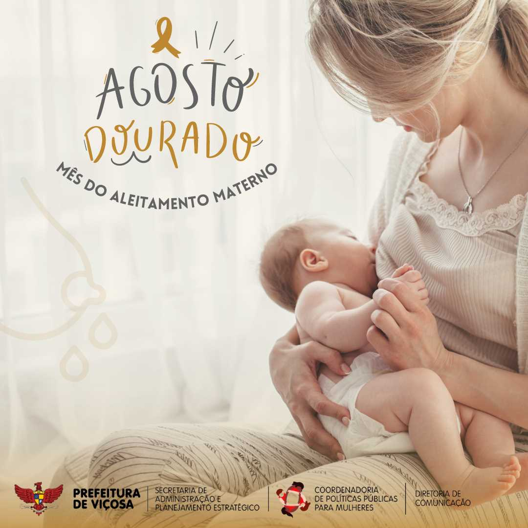 PMV reforça a importância do Agosto Dourado, um mês dedicado a amamentação e a saúde materna