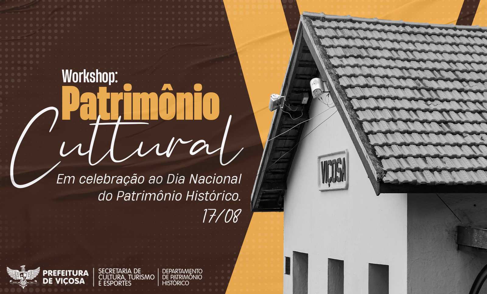 Secult oferece workshop sobre patrimônio cultural nesta quinta-feira (17)