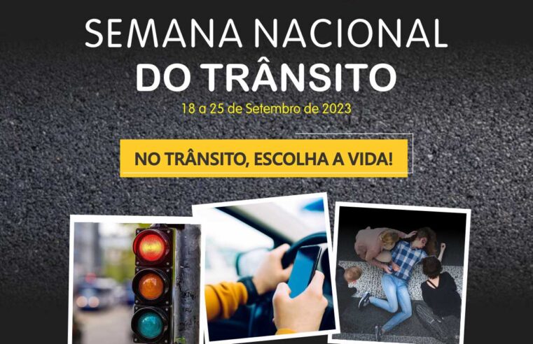 Semana Nacional de Trânsito é celebrado no município