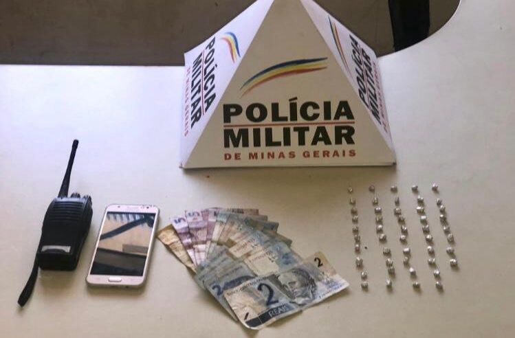 Ervália: PM prende homem em flagrante por tráfico de drogas