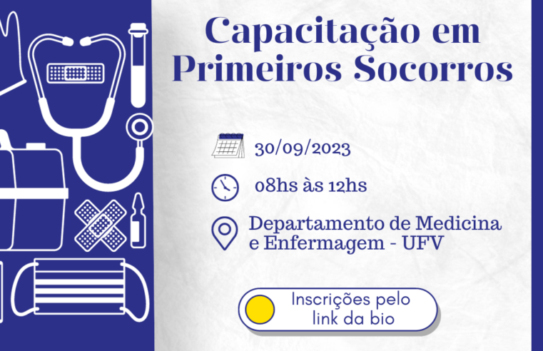 Empresa Jr. da UFV promove capacitação de Primeiros Socorros