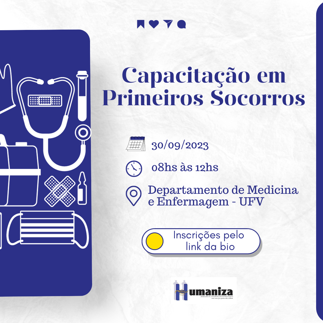 Empresa Jr. da UFV promove capacitação de Primeiros Socorros