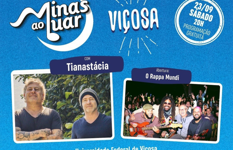 Projeto apresenta Tianastácia e Rappa Mundi em evento gratuito na UFV