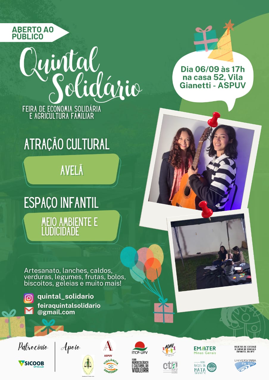 Quintal Solidário: Comemoração de sete anos conta com apresentação musical