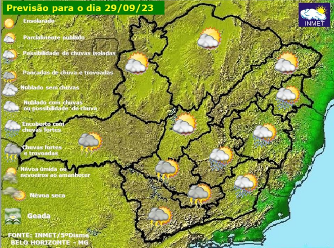 Temperaturas em Queda: Confira a previsão para essa sexta (29)