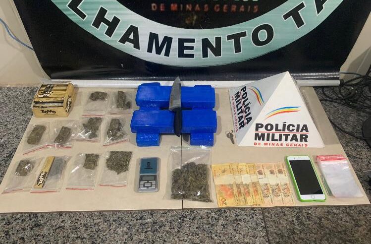 Homem é preso e drogas são apreendidas no bairro de Fátima