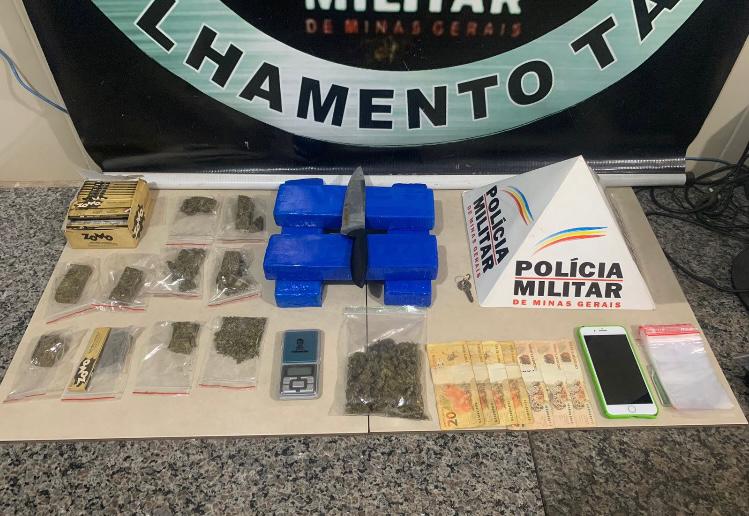 Homem é preso e drogas são apreendidas no bairro de Fátima