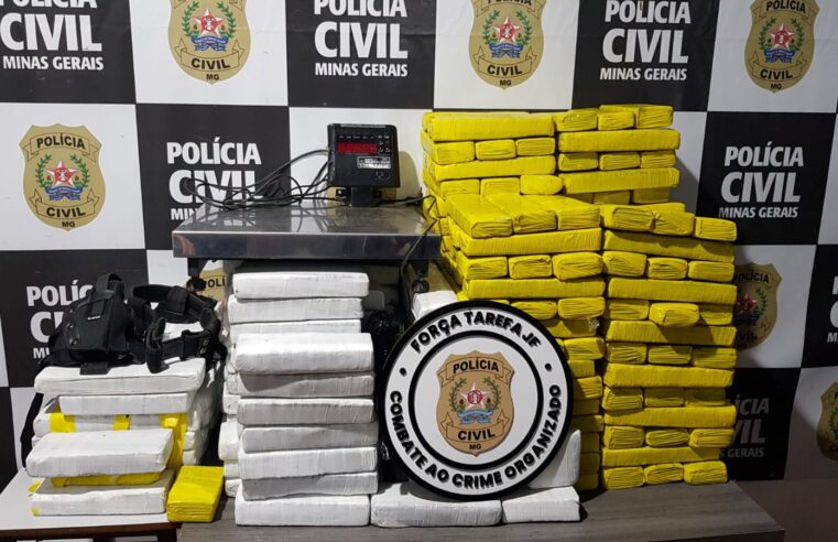 Polícia Civil prende mulher e apreende 250 kg de maconha em operação