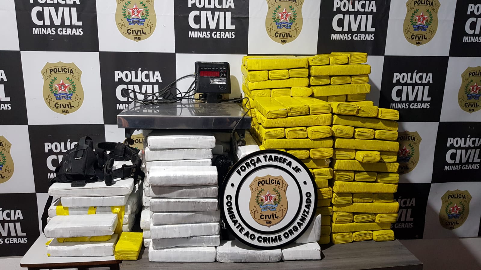 Polícia Civil prende mulher e apreende 250 kg de maconha em operação