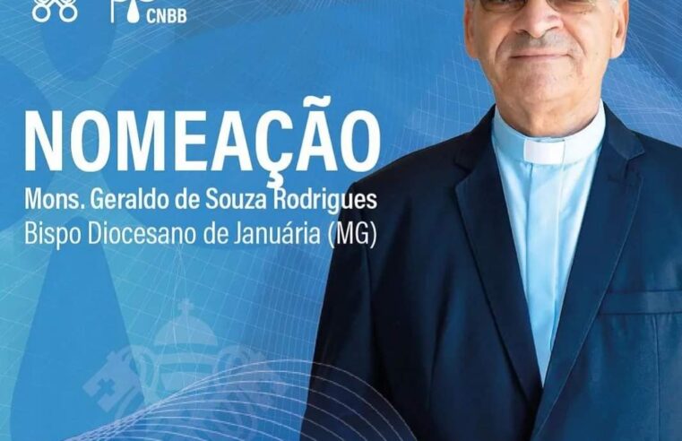 Padre Geraldo da paróquia de Fátima é nomeado bispo de Januária