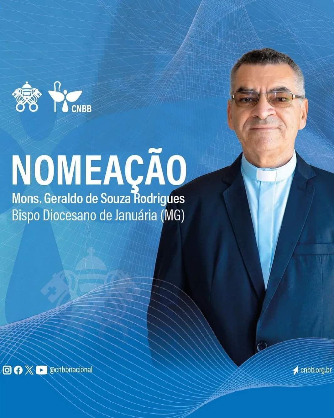 Padre Geraldo da paróquia de Fátima é nomeado bispo de Januária