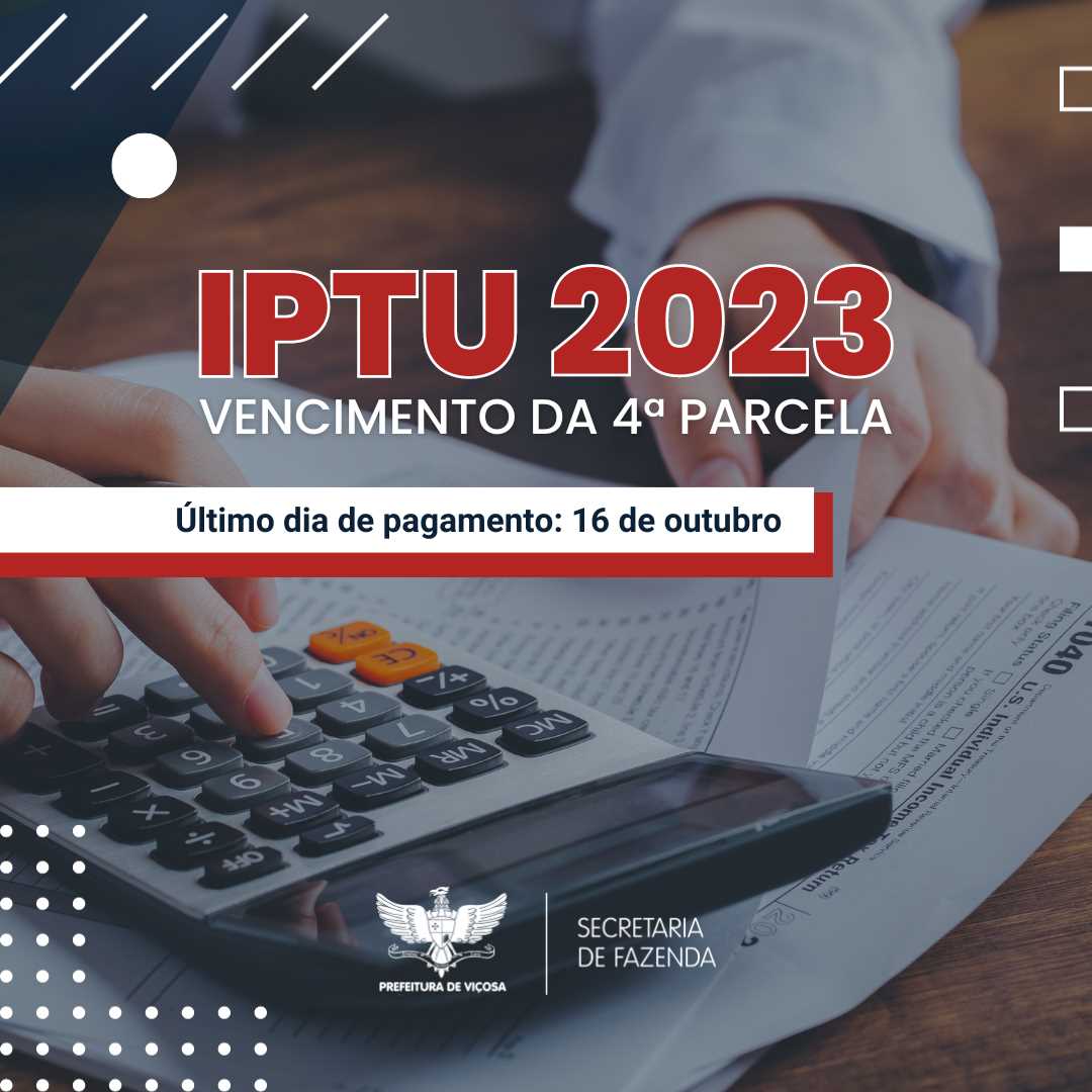 Iptu Prazo Para Pagamento De Ltima Parcela Vai At Dia Primeiro A Saber