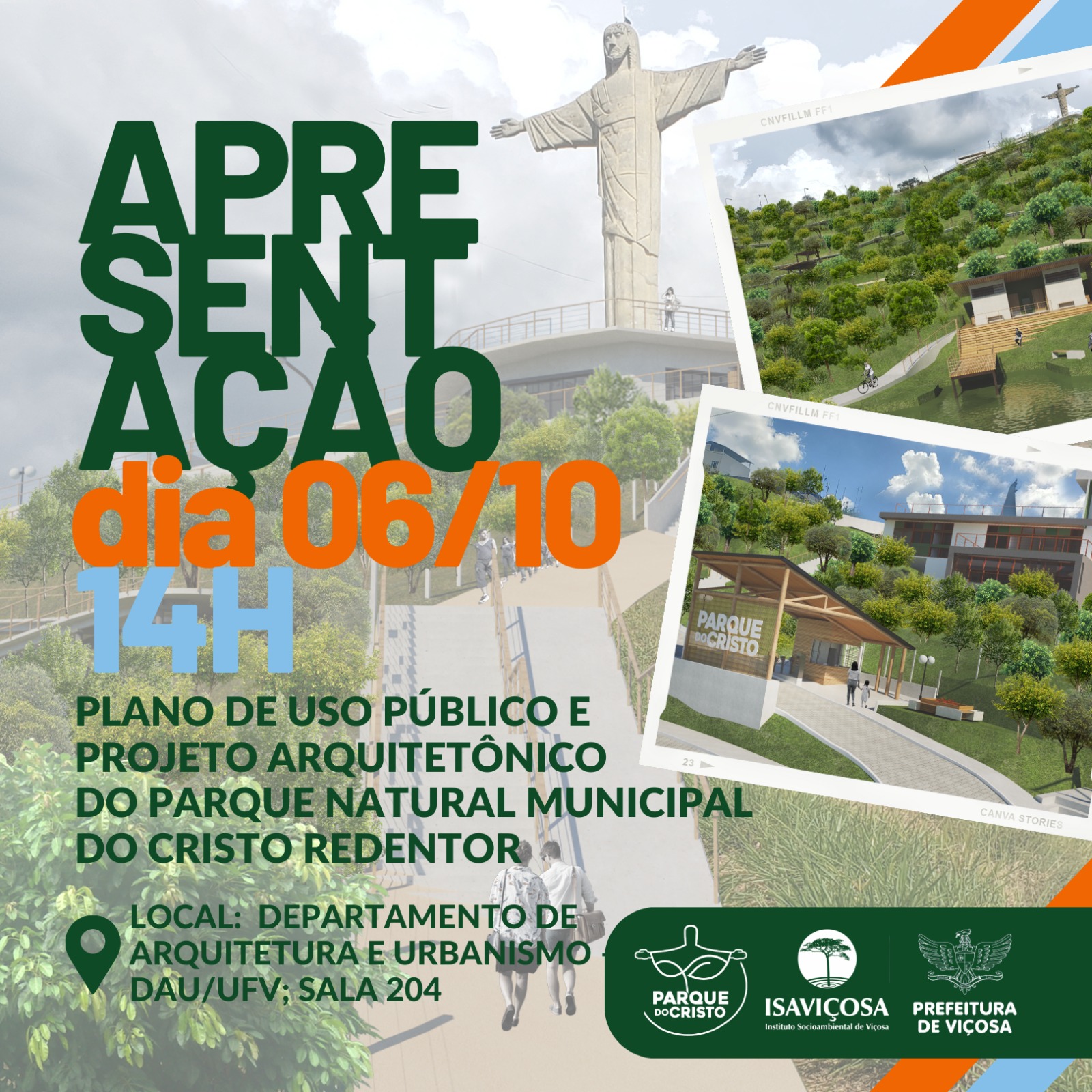 Parque do Cristo: Plano de Uso Público é apresentado hoje
