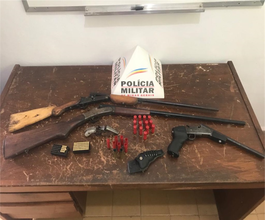 Polícia Militar prende homem com armas de fogo na região