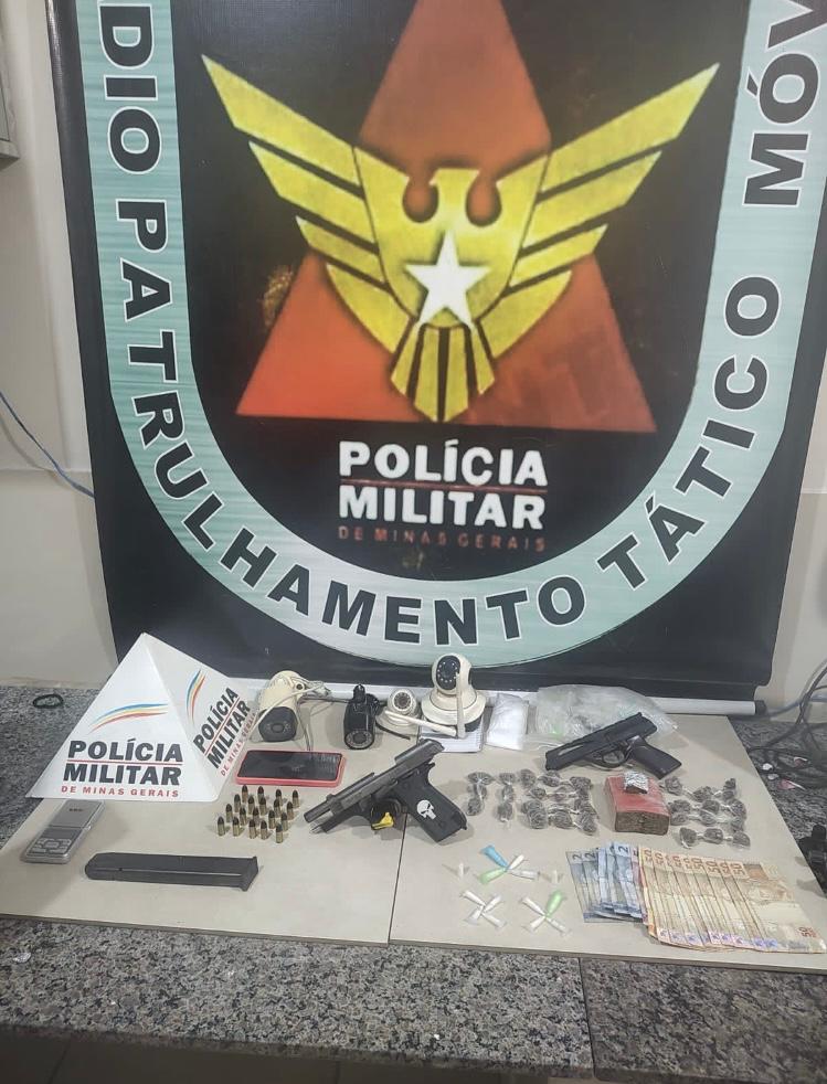Homem é preso por tráfico de drogas e posse ilegal de arma em Canaã