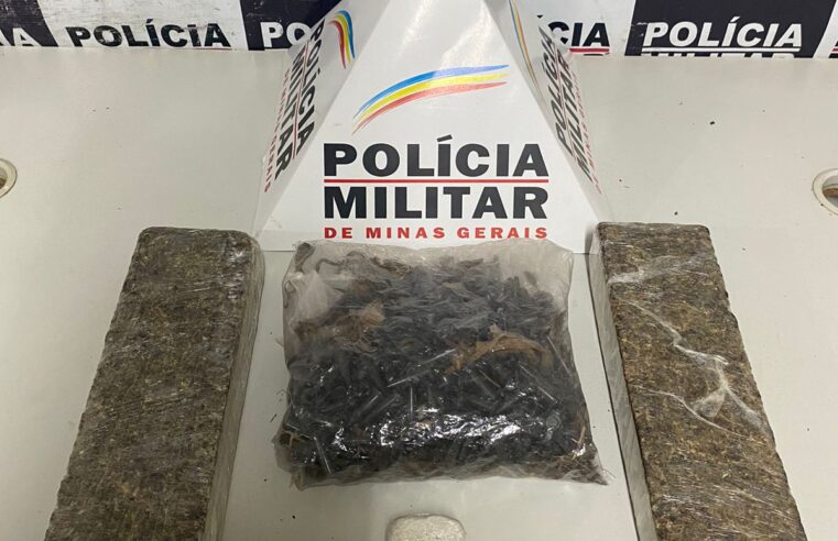 Operação policial em Ponte Nova resulta na apreensão de drogas