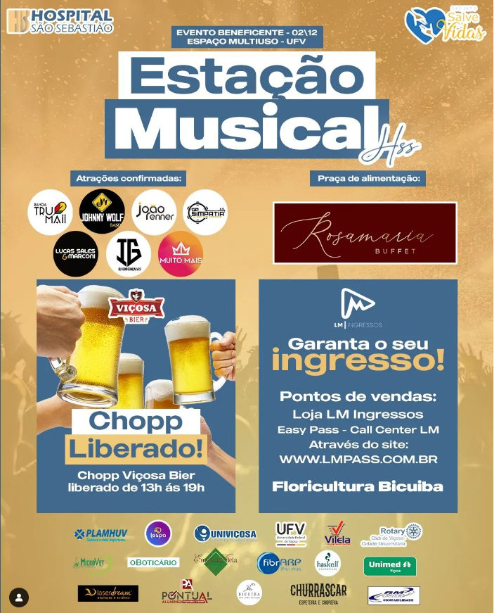 UFV recebe evento musical em prol do Hospital São Sebastião