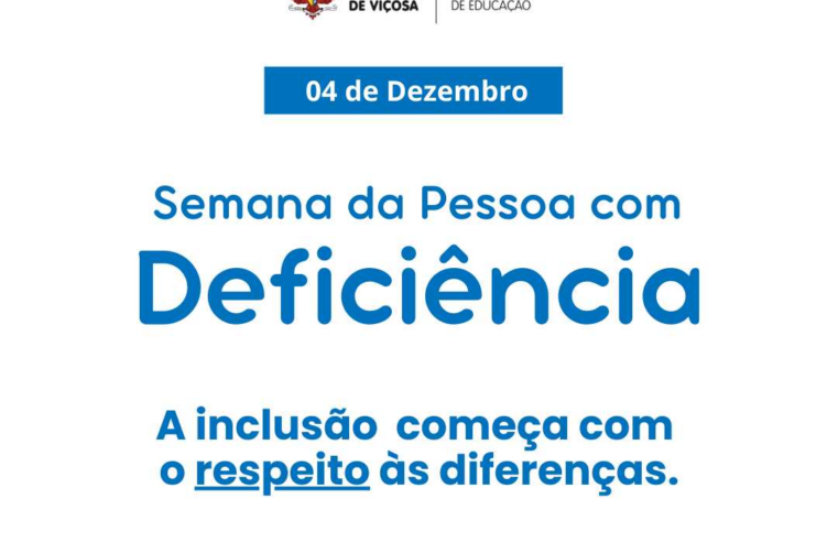 Rede Municipal de Educação de Viçosa promove Semana da Pessoa com Deficiência